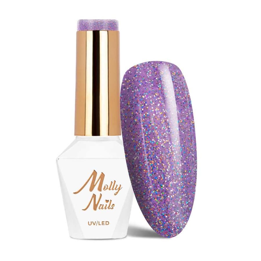 

Molly Nails Winter Crystalize Birthday Girl HEMA/Di-HEMA Free 8 г № 224 гибридный лак для ногтей