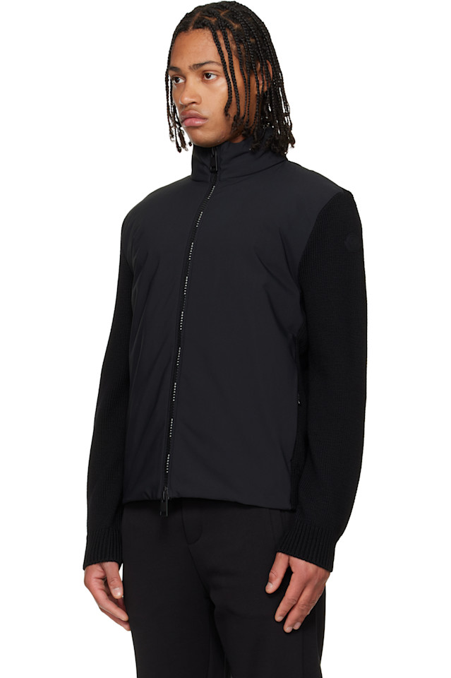 Пуховая куртка из натуральной шерсти Moncler, черный — фото 4