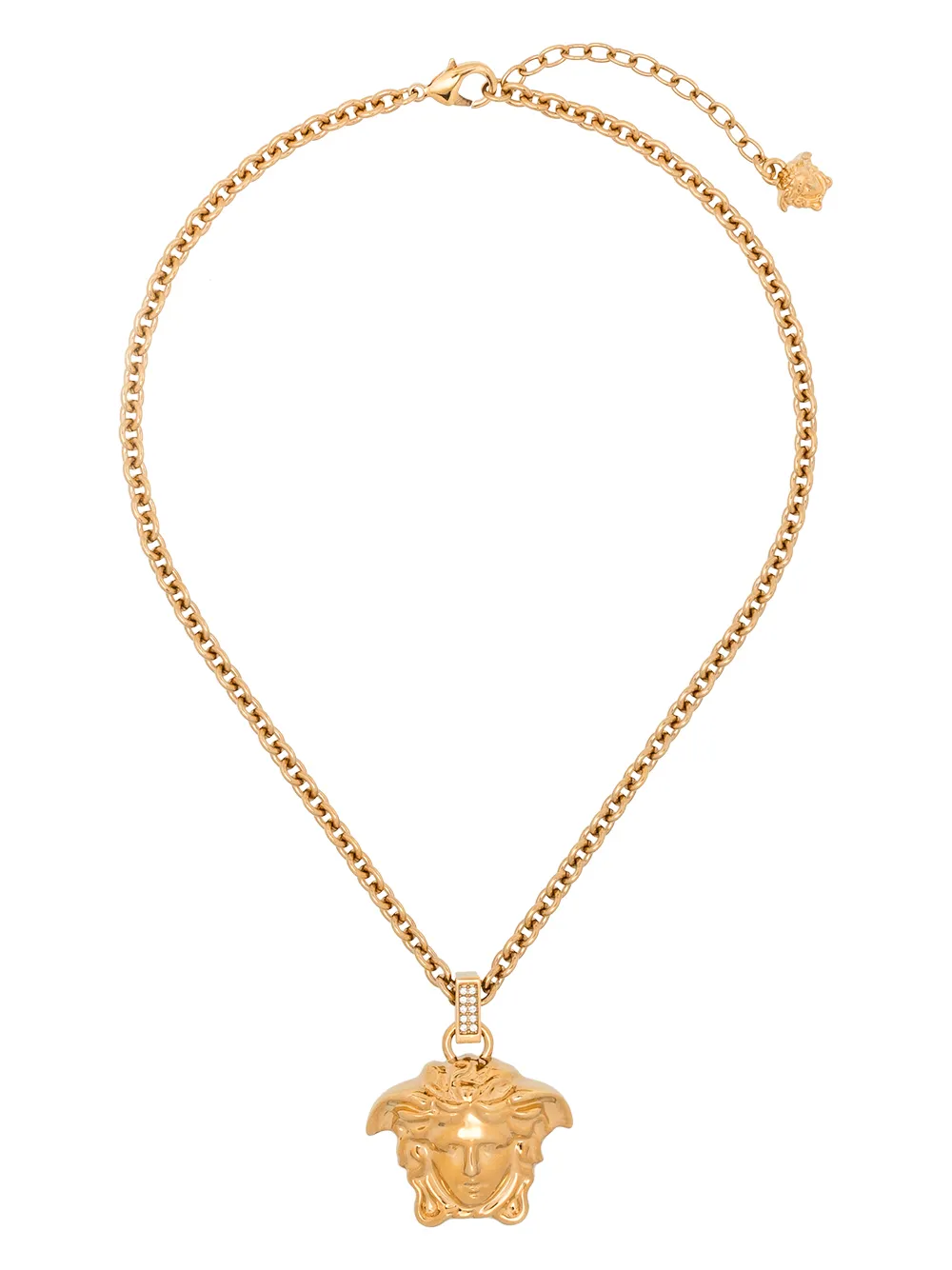 

Колье La Medusa с кристаллами VERSACE, золотой
