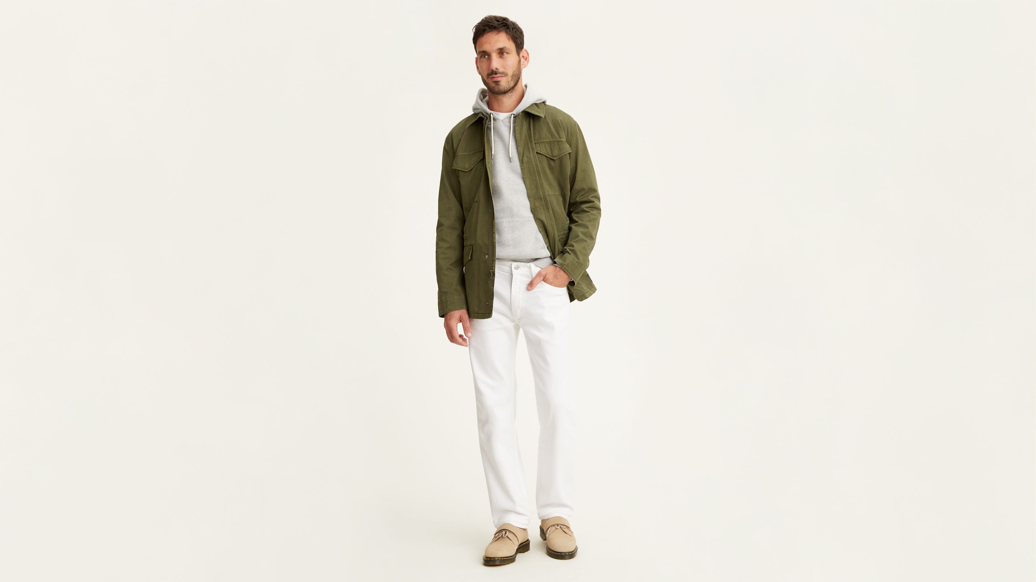 

Мужские джинсы прямого кроя 514 Levi's, Castilleja - White