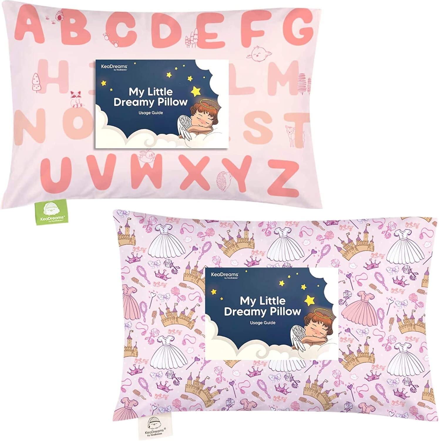 

Kea Подушка для малышей с наволочкой - 13x18 My Little Dreamy Pillow - Хлопковые подушки для сна для малышей, детские подушки, дорожные подушки для сна, мини-подушки, подушки для кроватей для малышей KeaBabies