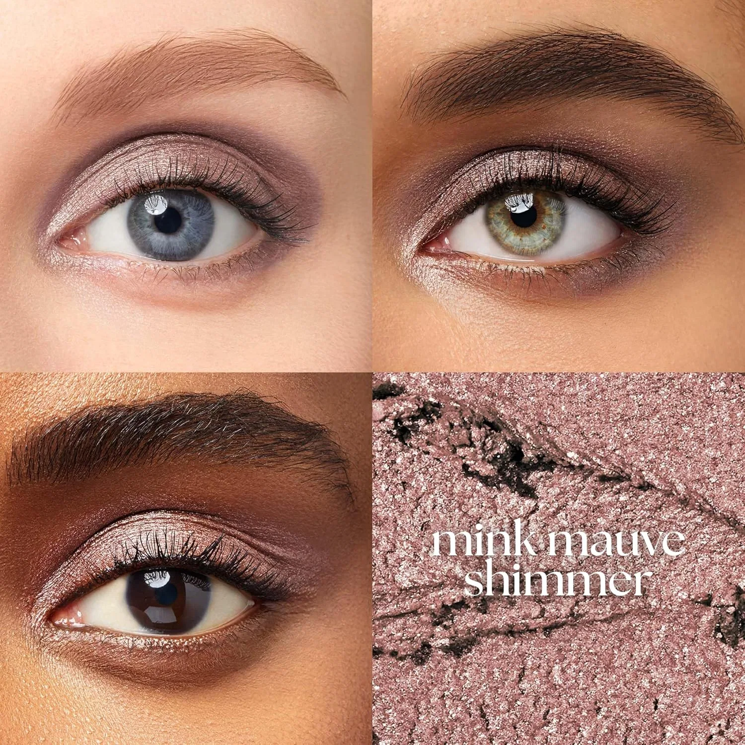 Тени для век Julep кремово-пудровые водостойкие, оттенок Mink Mauve Metallic — фото 2