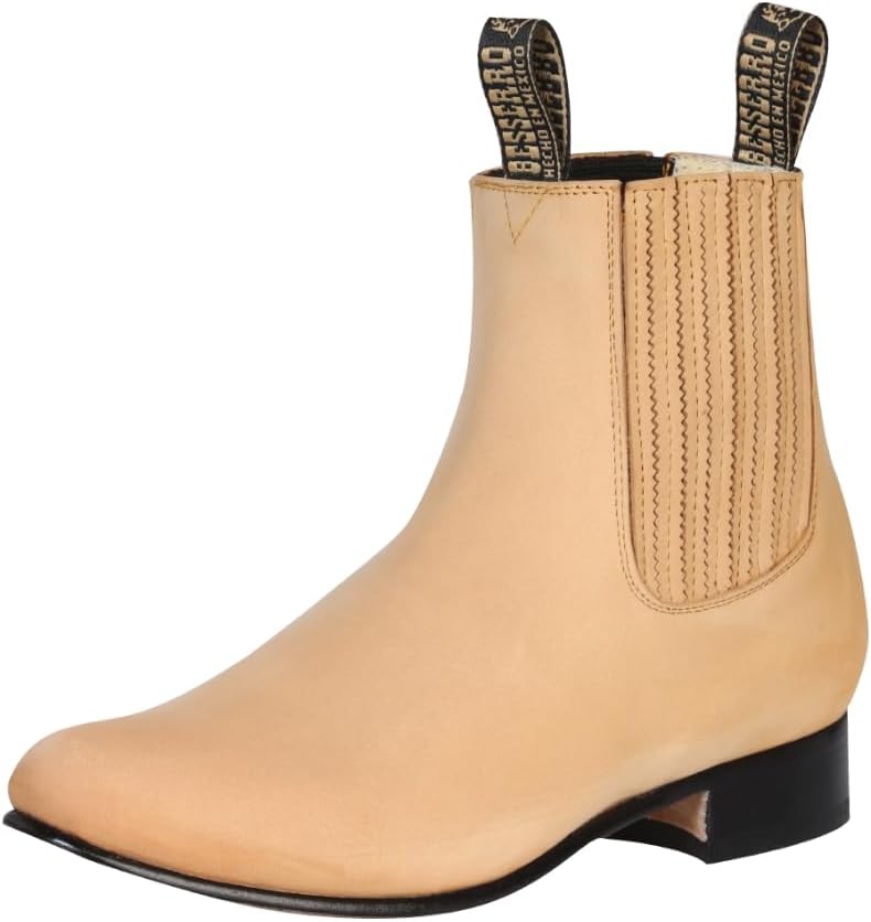 

Мужские ботинки Ботин Чарро El Besserro, натуральная кожа, сапоги чарро, сапоги мариачи Generic, Miel Nobuck