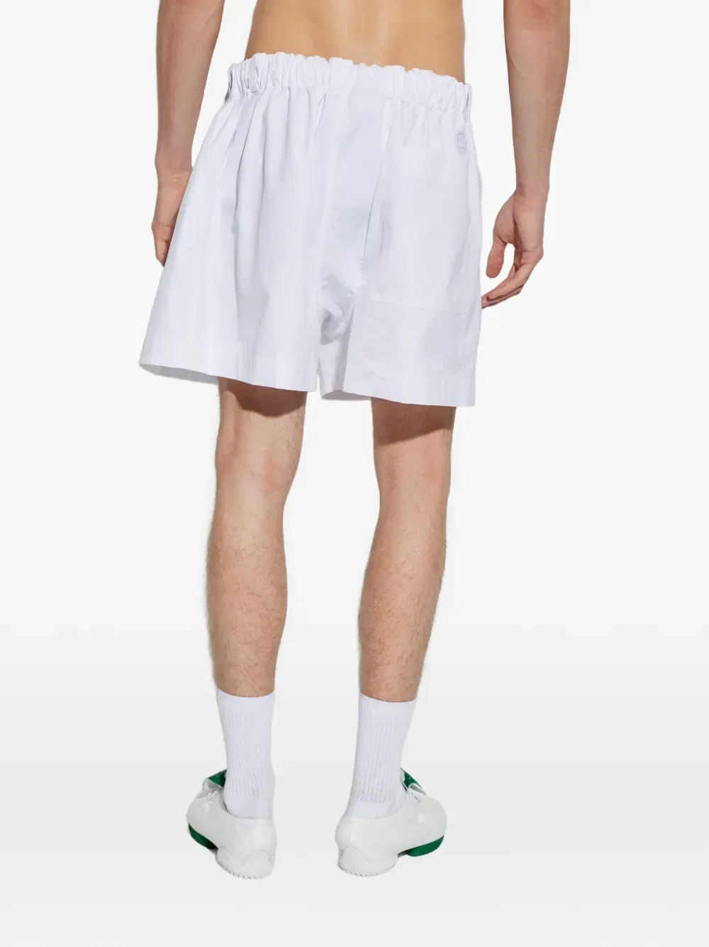 Плиссированные шорты Lacoste, белый — фото 4