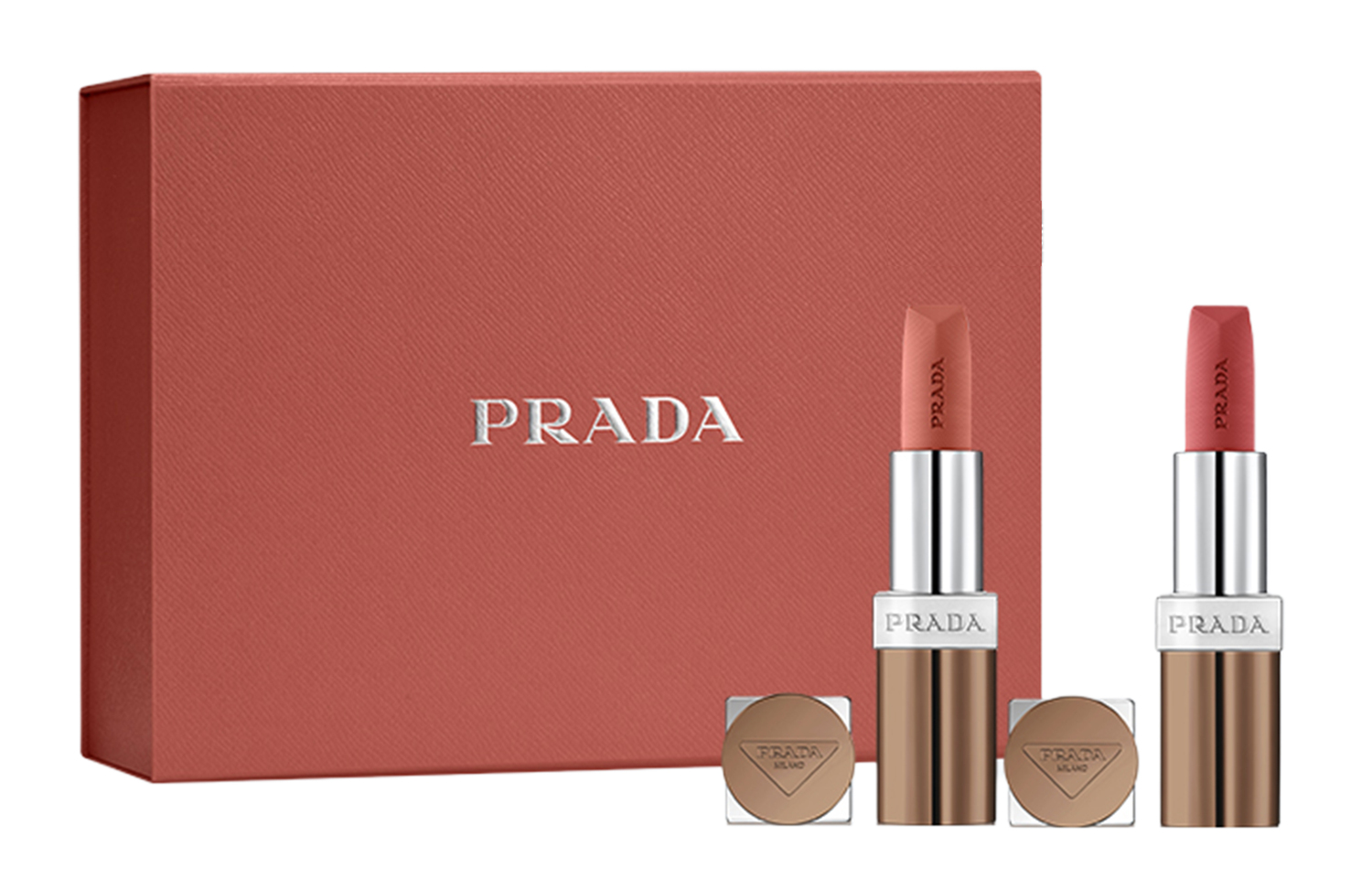 

Набор помад non coconut limited матовые легко растушевываются 3,8 г*2 бальзам для губ PRADA