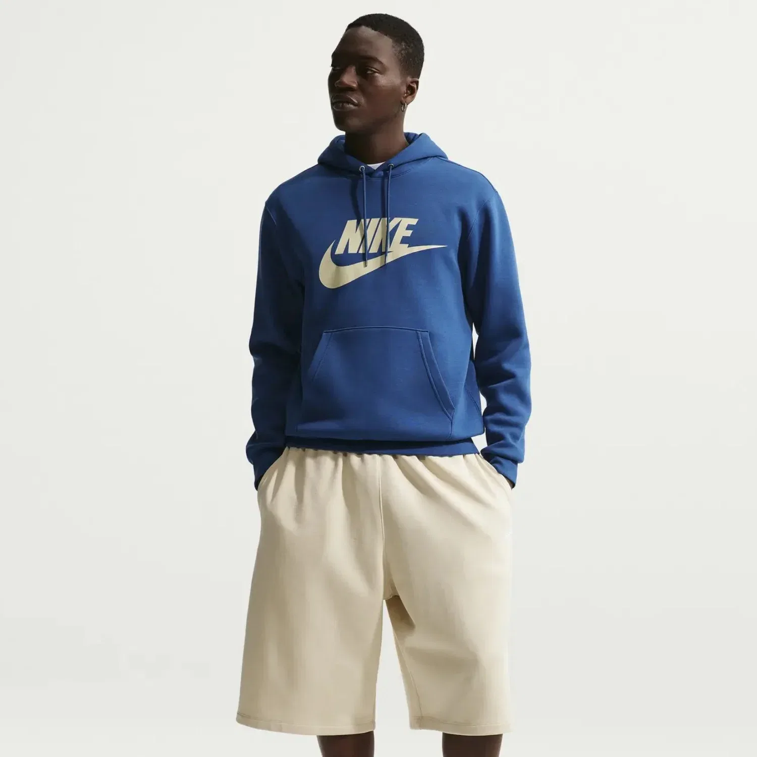 Худи Club Fleece, Nike, синий