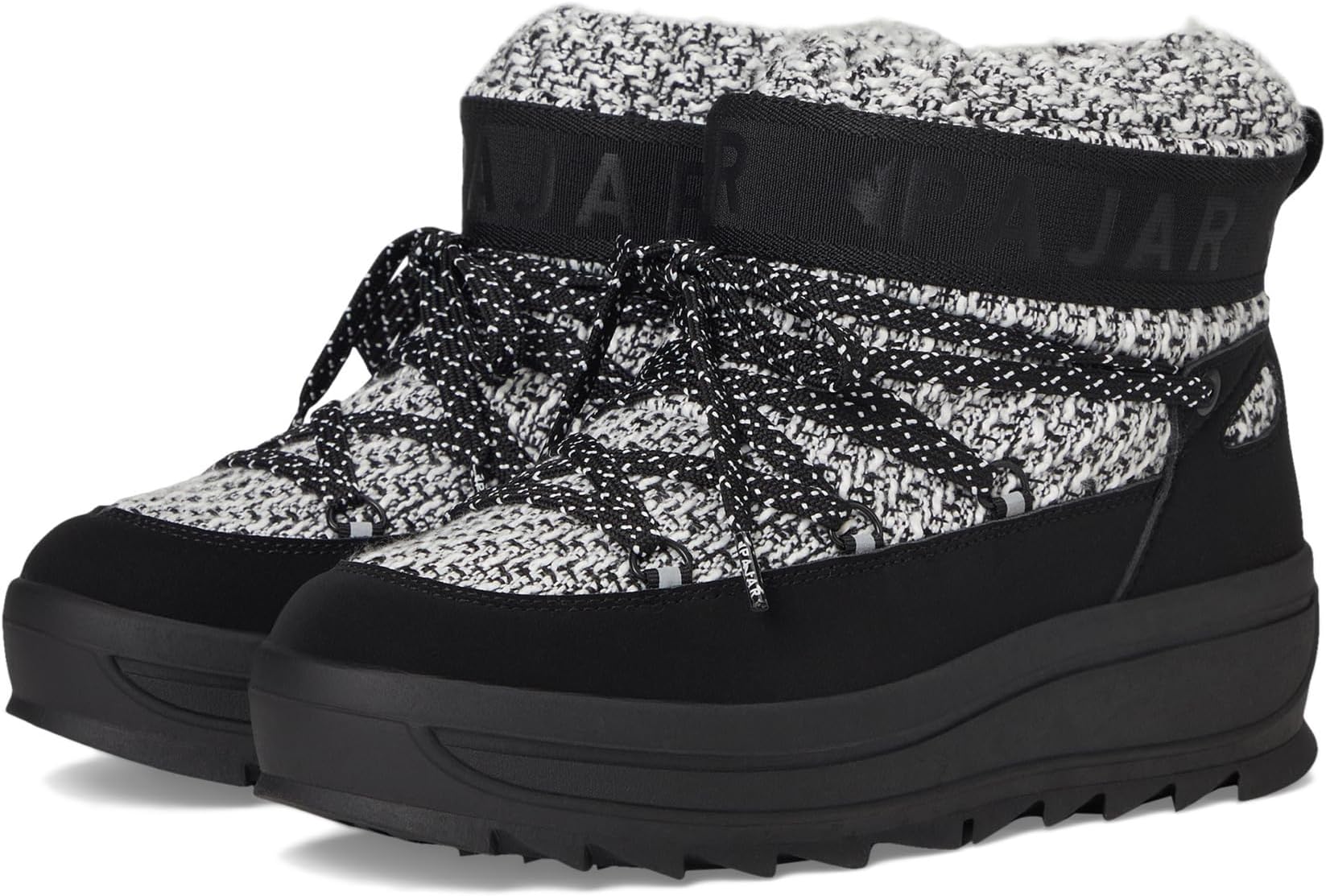 Ботинки Pajar CANADA Women's Galaxy Mini Tweed, Black/White
