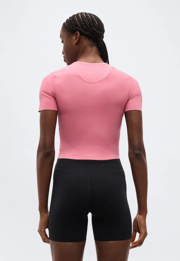 Футболка спортивная Zenvy Nike Performance, пион/белый — фото 3