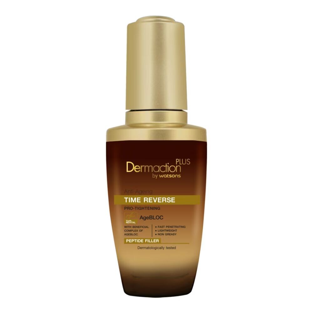

Dermaction Plus by Watsons Anti-Ageing Time Reverse Pro-подтягивающий пептидный филлер 28 м, White