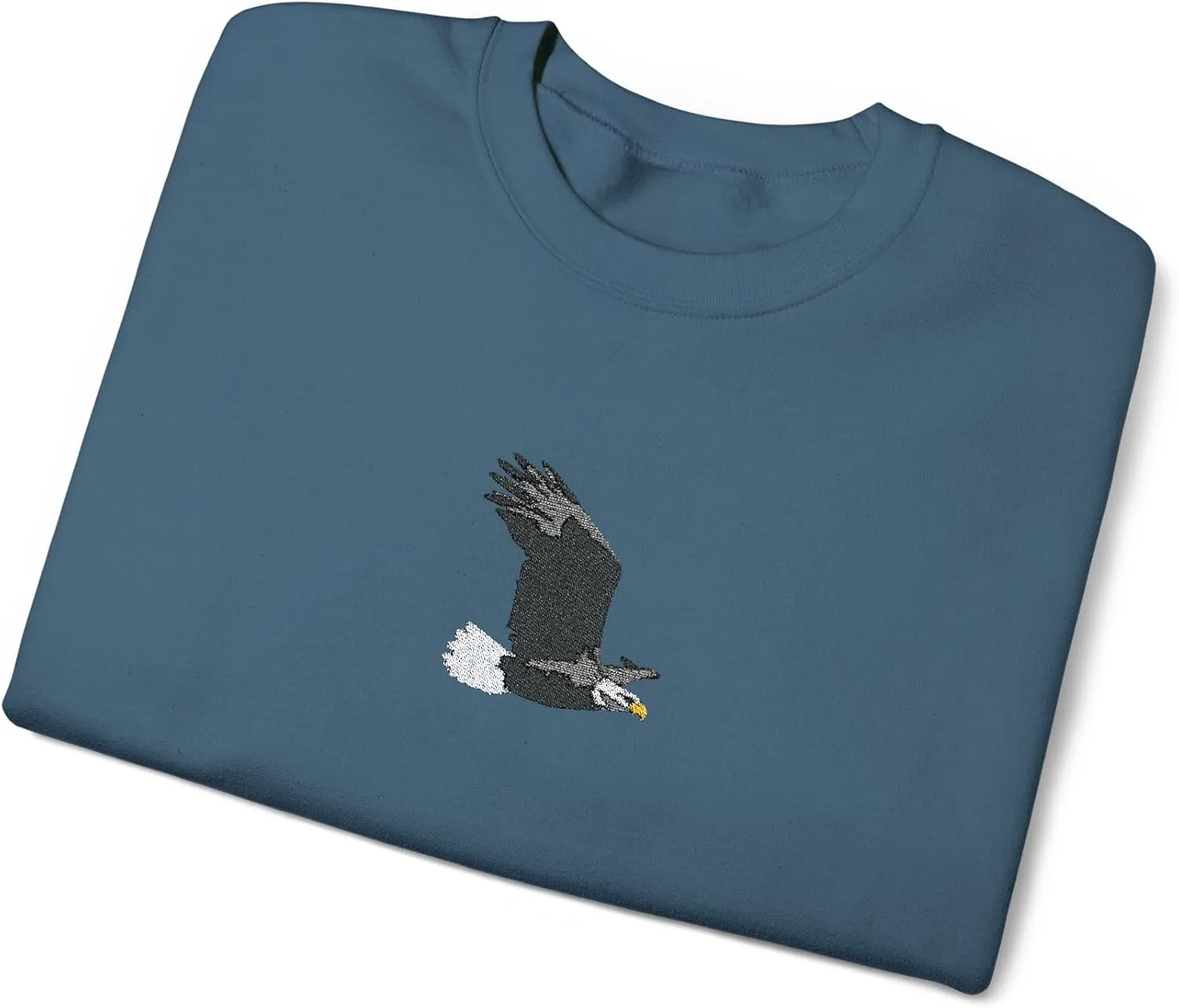 Толстовка Soaring Bald Eagle Embroidered Bird Unisex Heavy Blend — фото 2