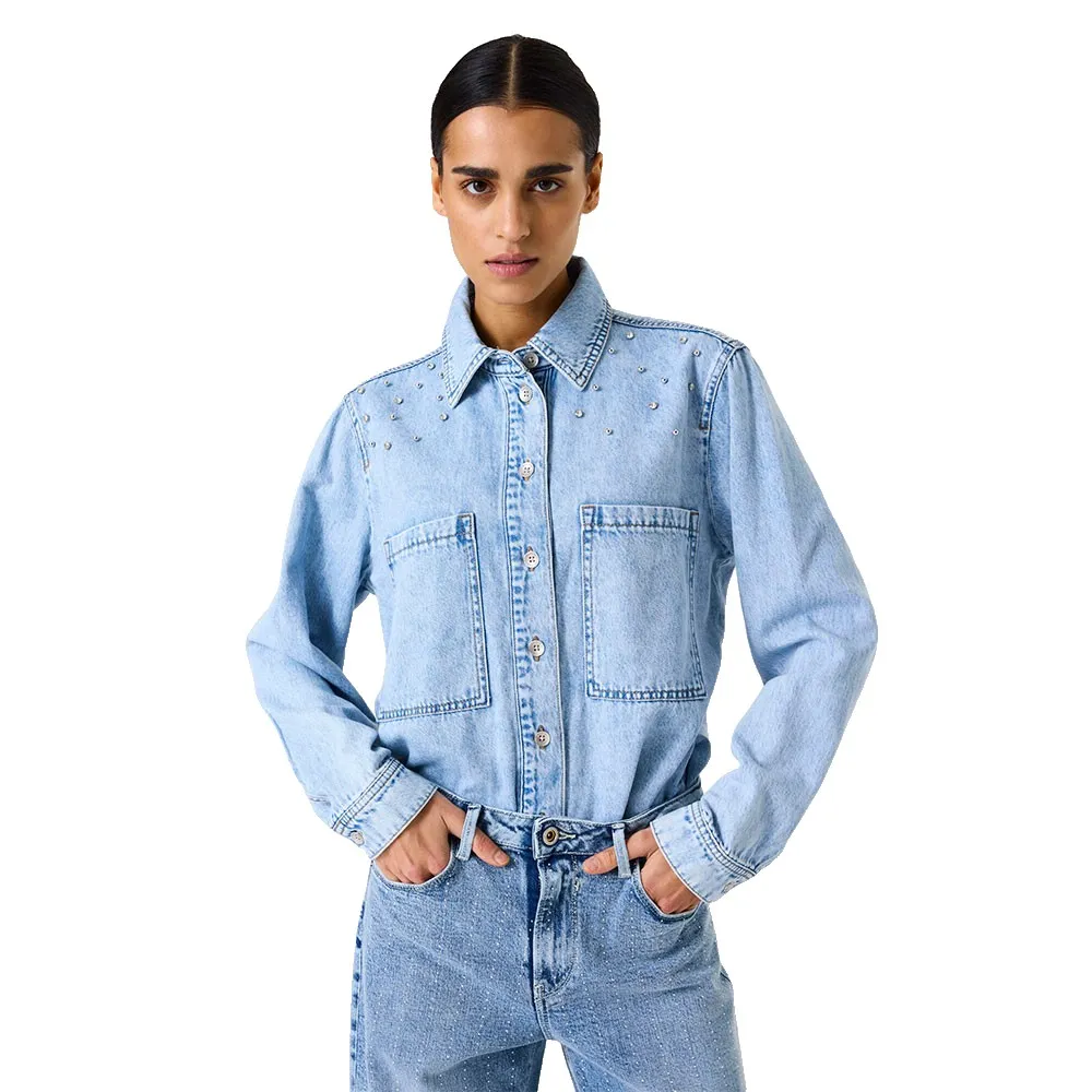 

Рубашка с длинным рукавом Garcia L50231, синий