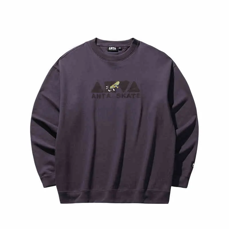 

Свитшот Anta Life Collection мужской тёмно-фиолетовый