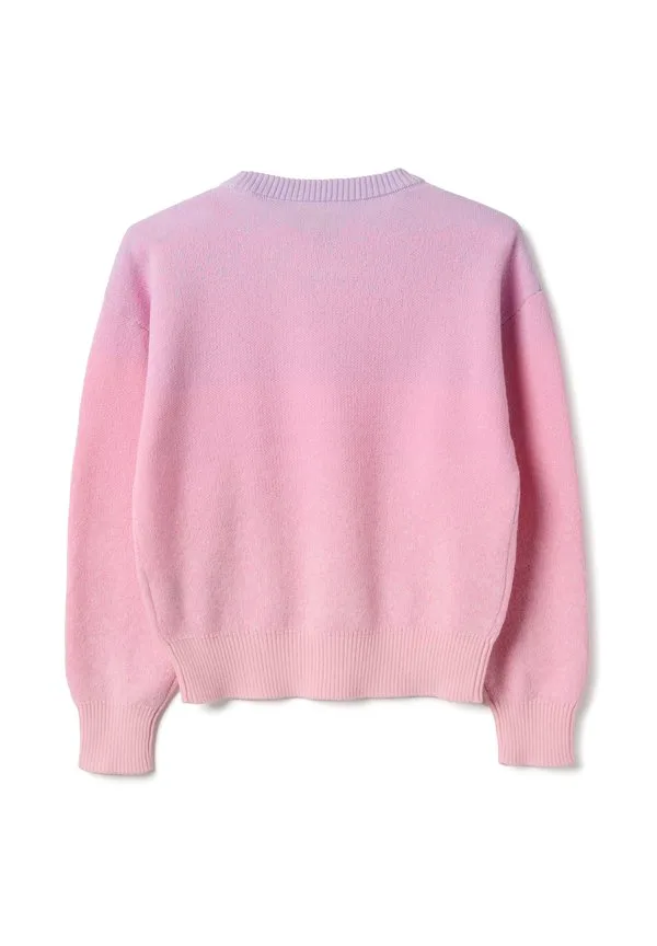 Джемпер стандартного кроя с градиентным рисунком. Ovs, Pastel Pink — фото 2