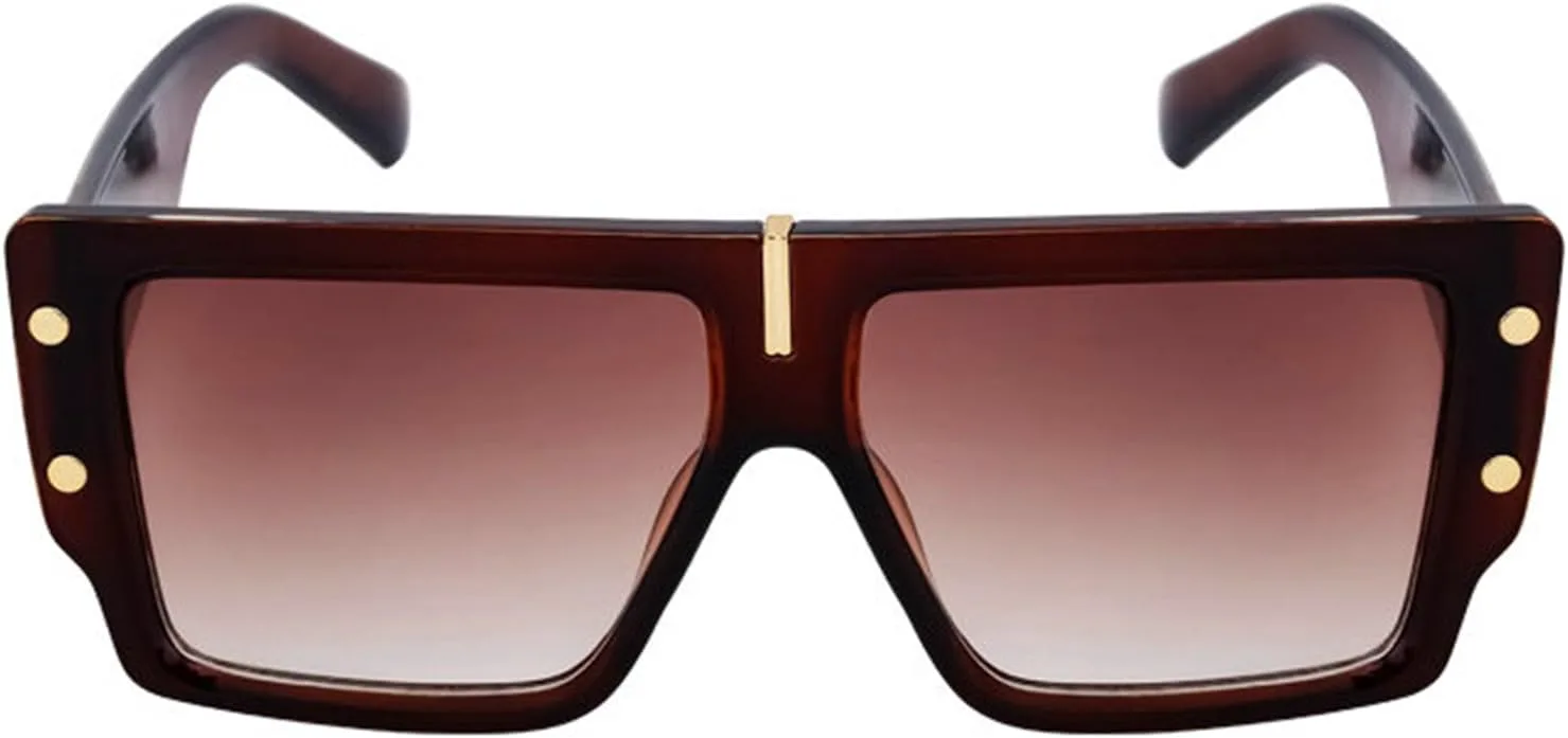 

Солнцезащитные очки Helena Oversized Square для женщин и мужчин, 2024 год, роскошные дизайнерские модные солнцезащитные очки в большой оправе для женщин, C3