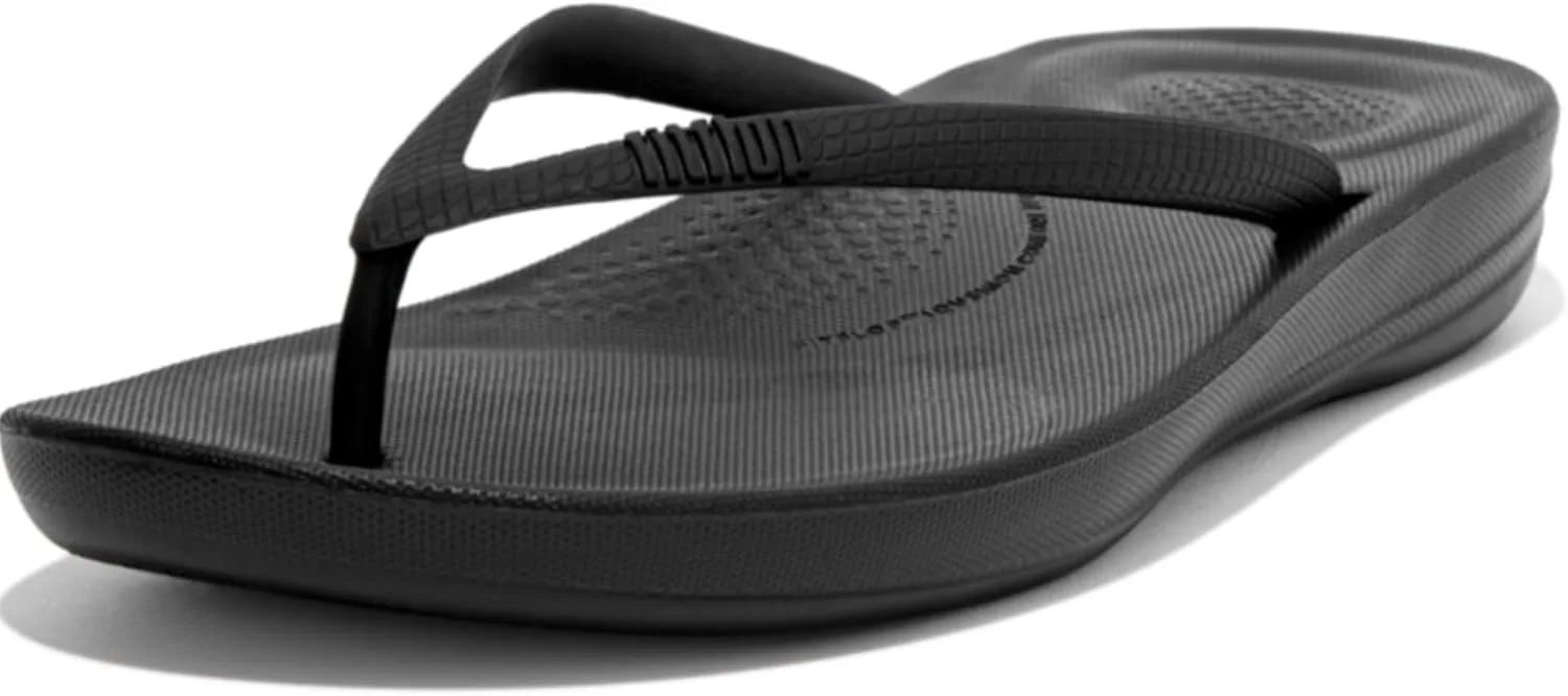 Эргономичные сандалии FitFlop Iqushion с открытым носом - золотистый цвет