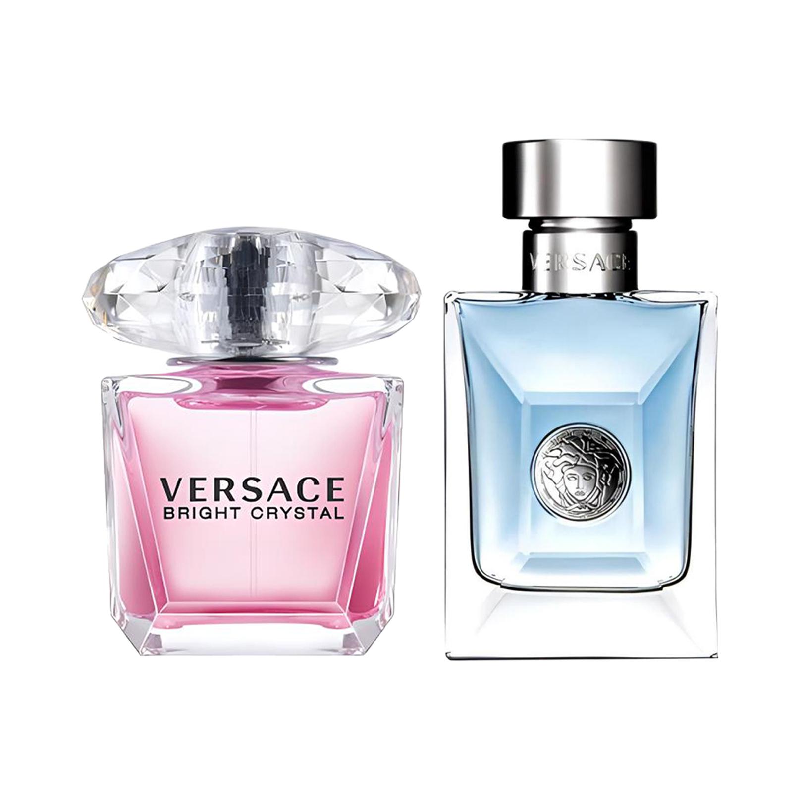 

VERSACE Набор духов Pink Crystal Diamond Eau De Toilette с нотами цитруса и цветов апельсина 30мл+30мл/90мл+100мл