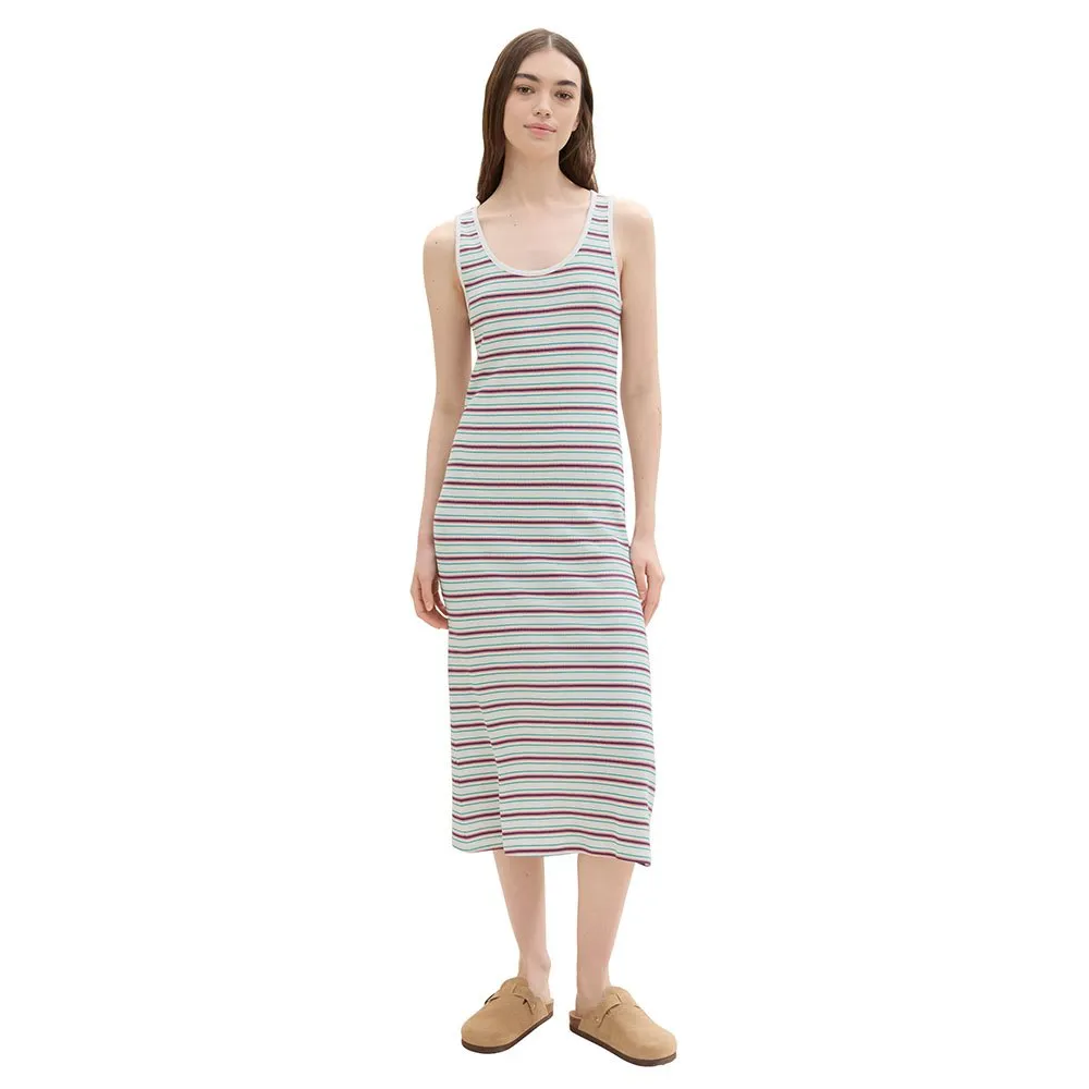 

Платье Tom Tailor Midi Waffle Beach, белый