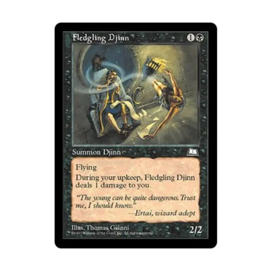 

CCG Молодой джинн (клавиша C), MTG - Weatherlight