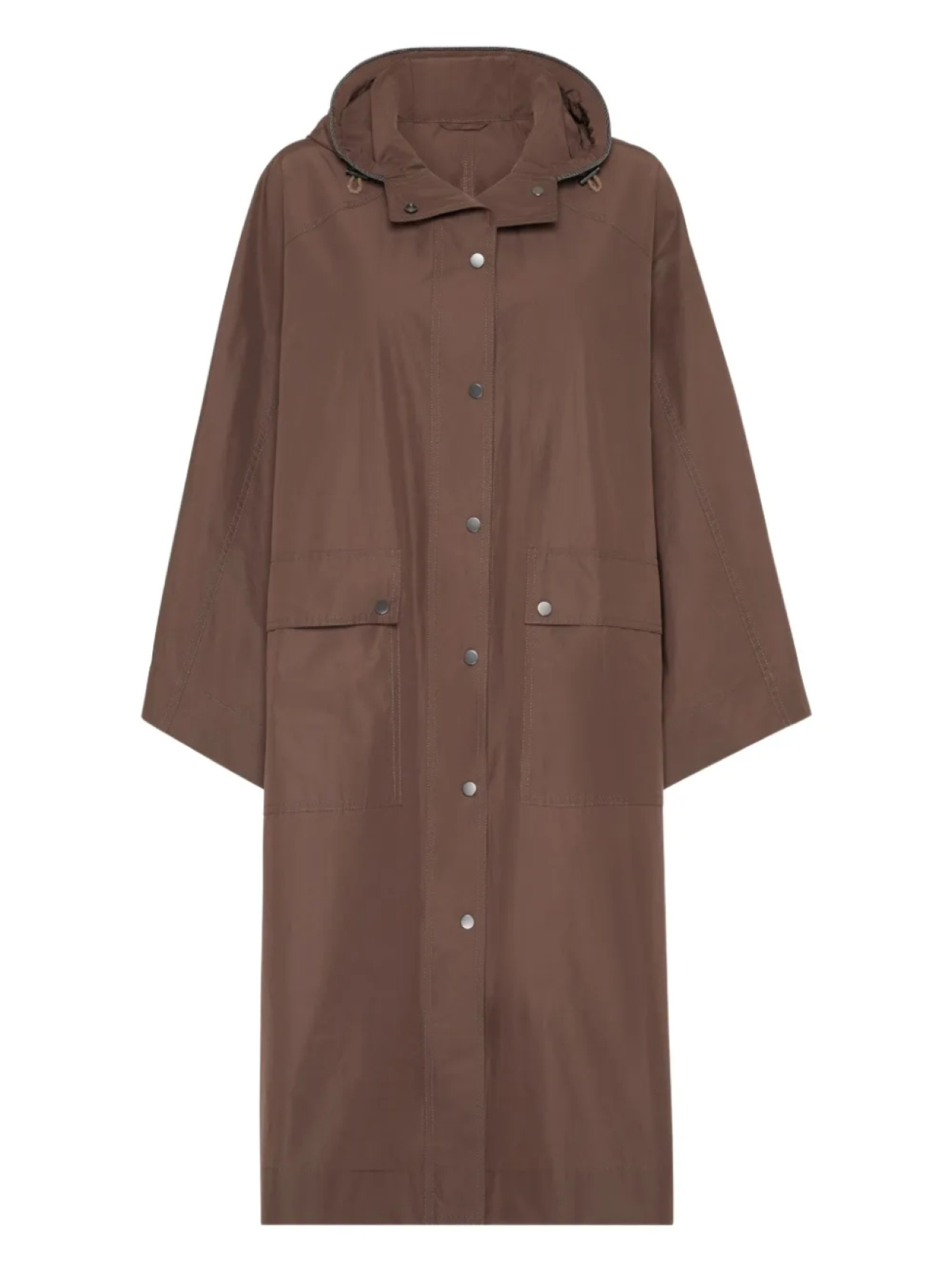 

Brunello Cucinelli парка оверсайз, коричневый