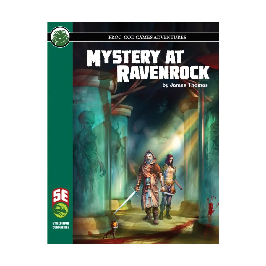 

Модуль Mystery at Ravenrock (5E), D&D 5e Adventures, Sourcebooks & Supplements (Frog God Games)