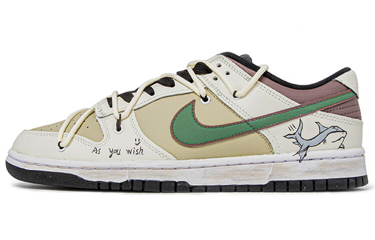 

Кроссовки для скейтбординга Dunk мужские с низким верхом коричневые/серые Nike, Коричневый, Кроссовки для скейтбординга Dunk мужские с низким верхом коричневые/серые Nike