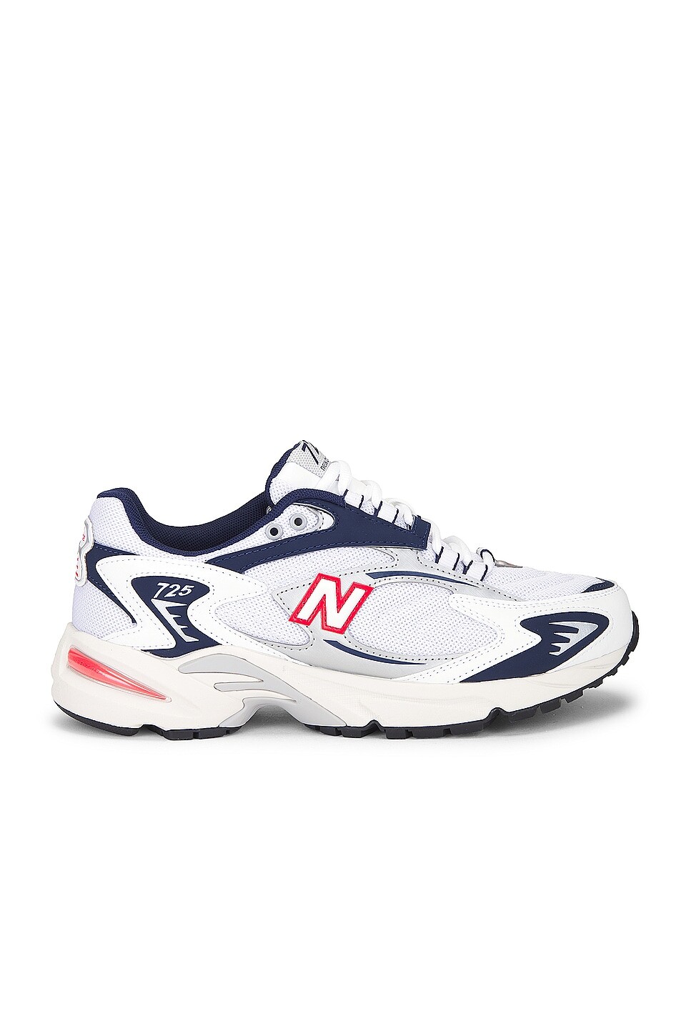 

Кроссовки мужские 725v1 New Balance, цвет White, Navy, & True Red