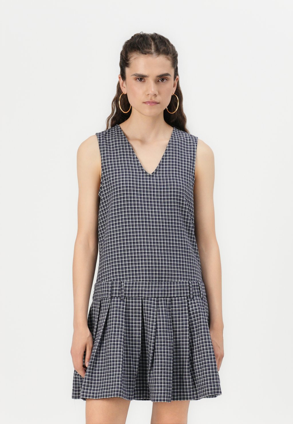 

Повседневное платье ONLISADORA V NECK SHORT DRESS ONLY, темно-синий