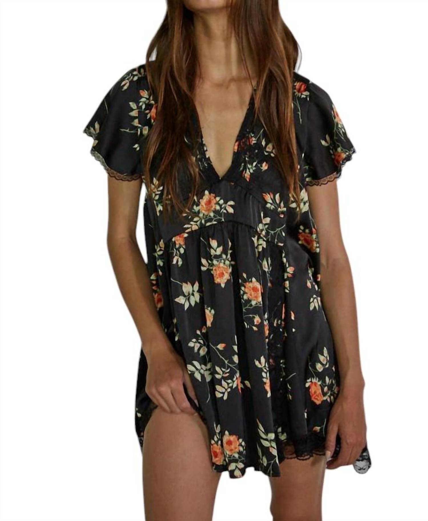 

Платье Hera Floral черного цвета By Together