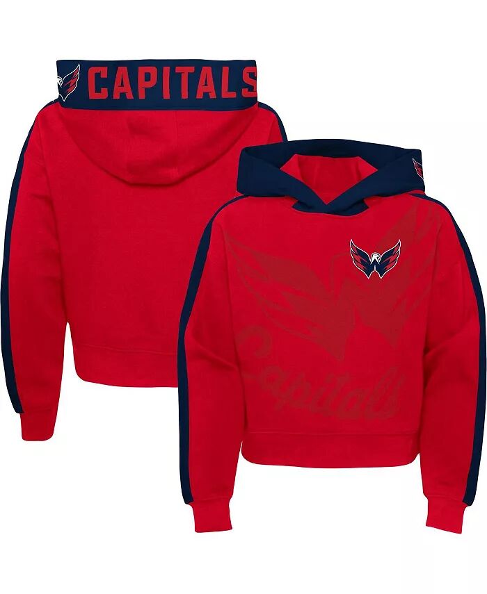

Толстовка с капюшоном Big Girls Red Washington Capitals Record Setter Outerstuff