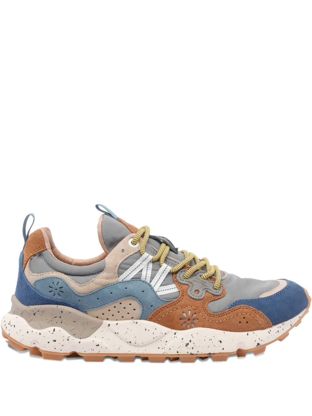 

Кроссовки Yamano 3 из замши FLOWER MONTAIN, синий