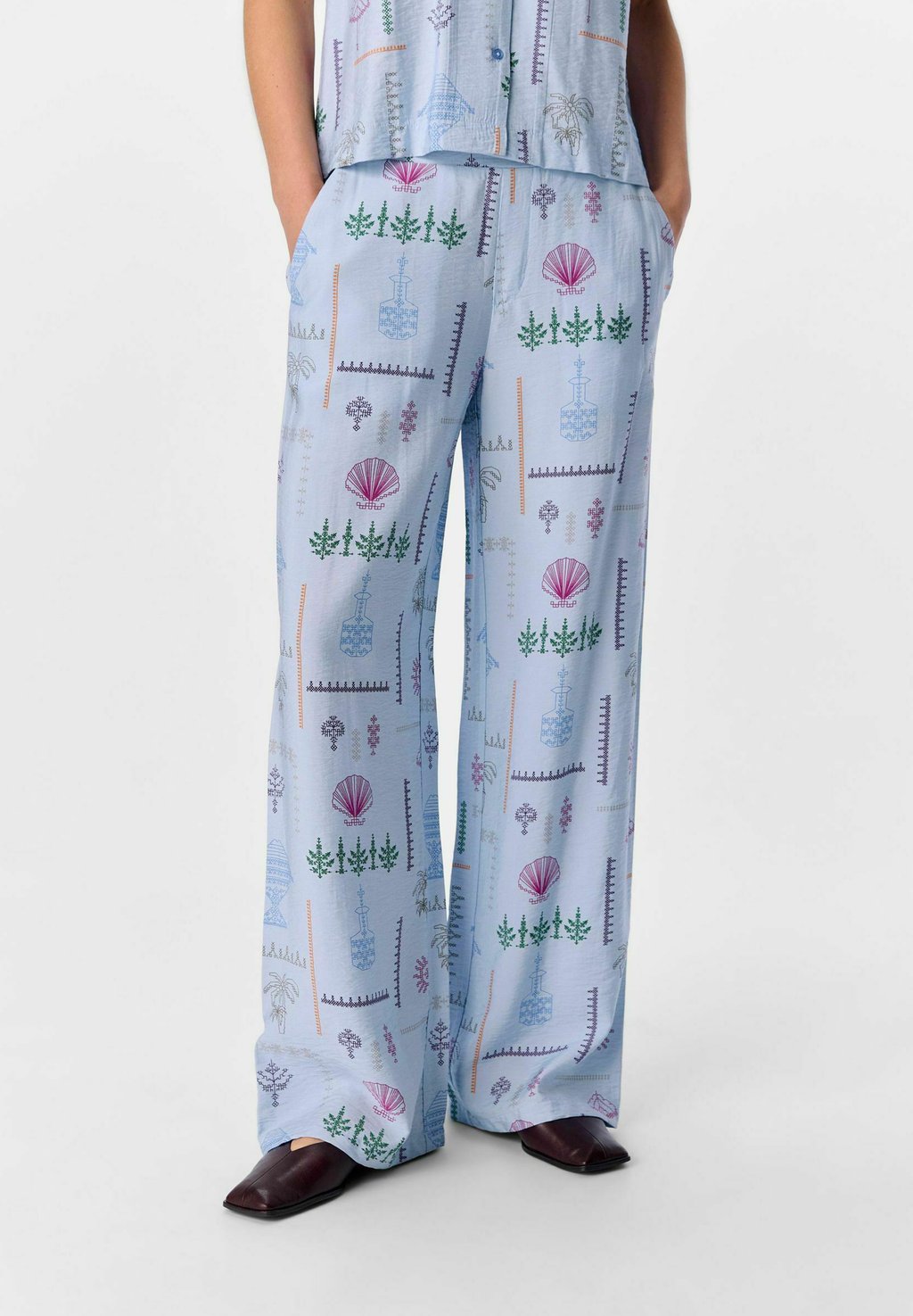 

Брюки WIDE LEG Object, синий