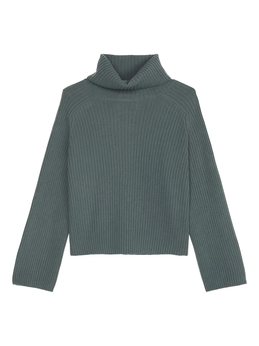 

Свитер в рубчик с высоким воротником Marc O'Polo, зеленый