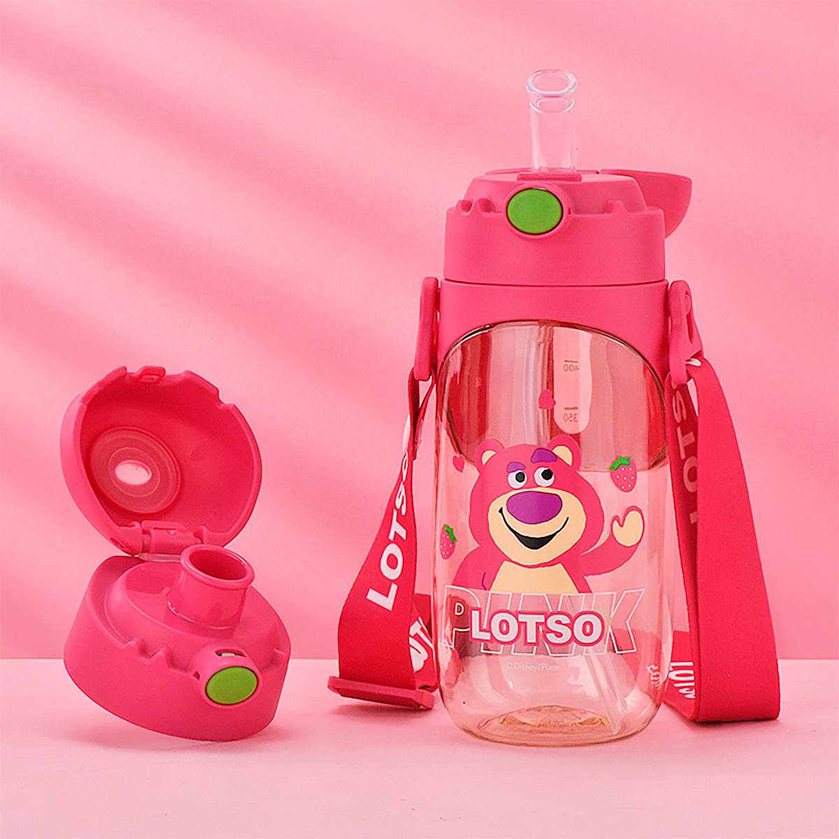 Стаканчик для воды из пластика PPSU Disney, Double Cover - Strawberry Bear — фото 4