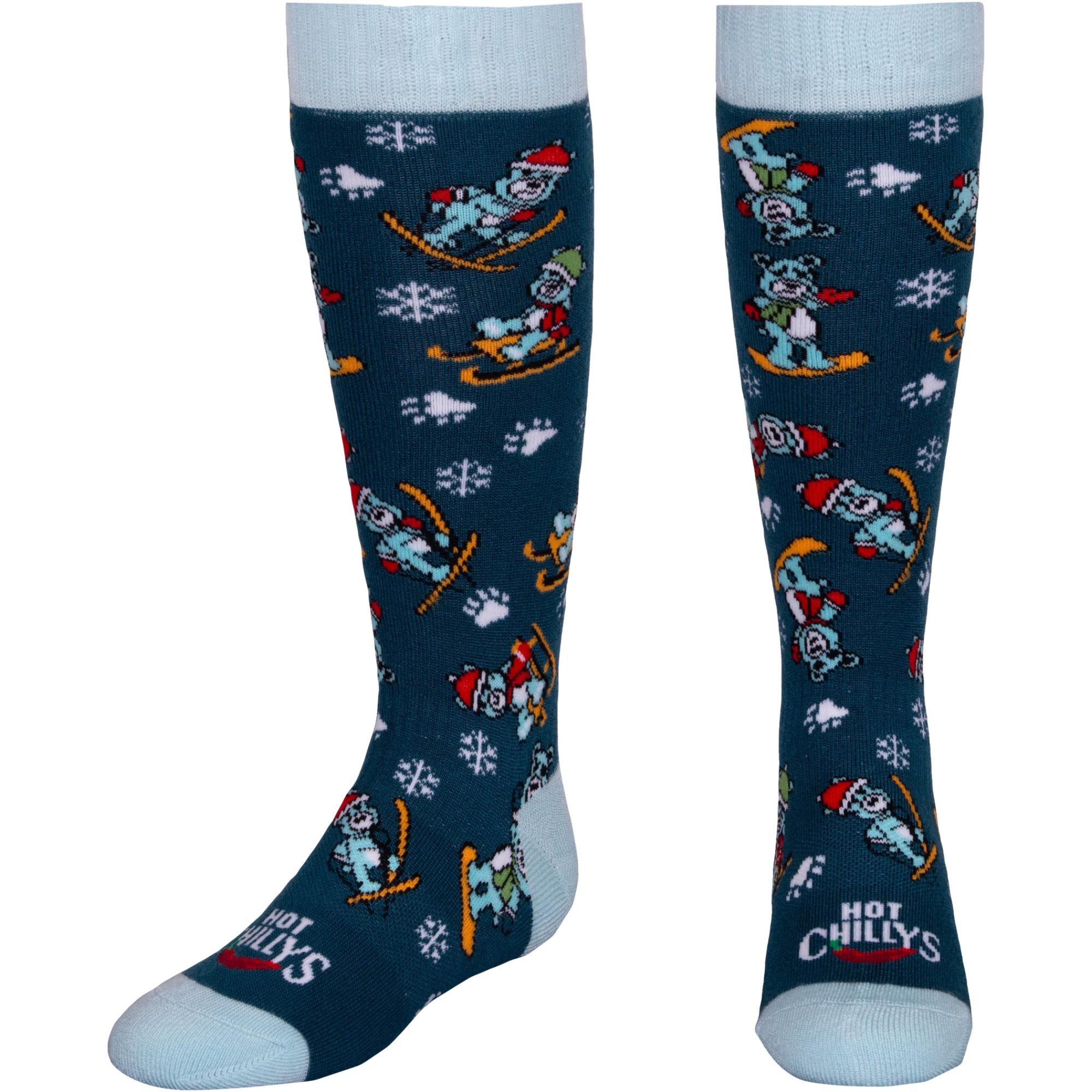 

Детские носки средней толщины Hot Chillys, Snow Bears