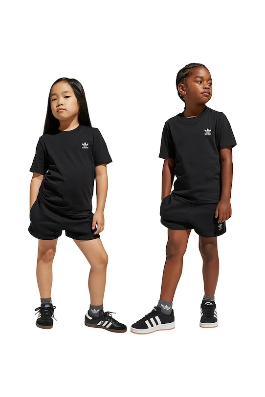 

Детский хлопковый комплект Adidas Originals, черный