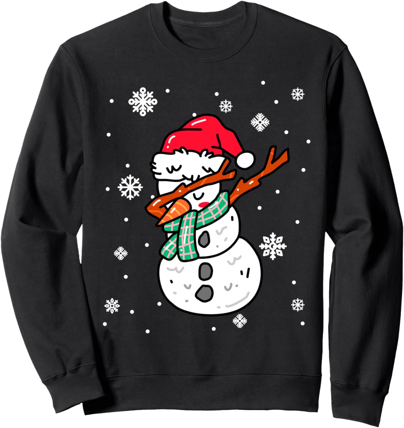 

Милая толстовка с изображением снеговика для детей, мальчиков и девочек Christmas Time Gift Store, черный