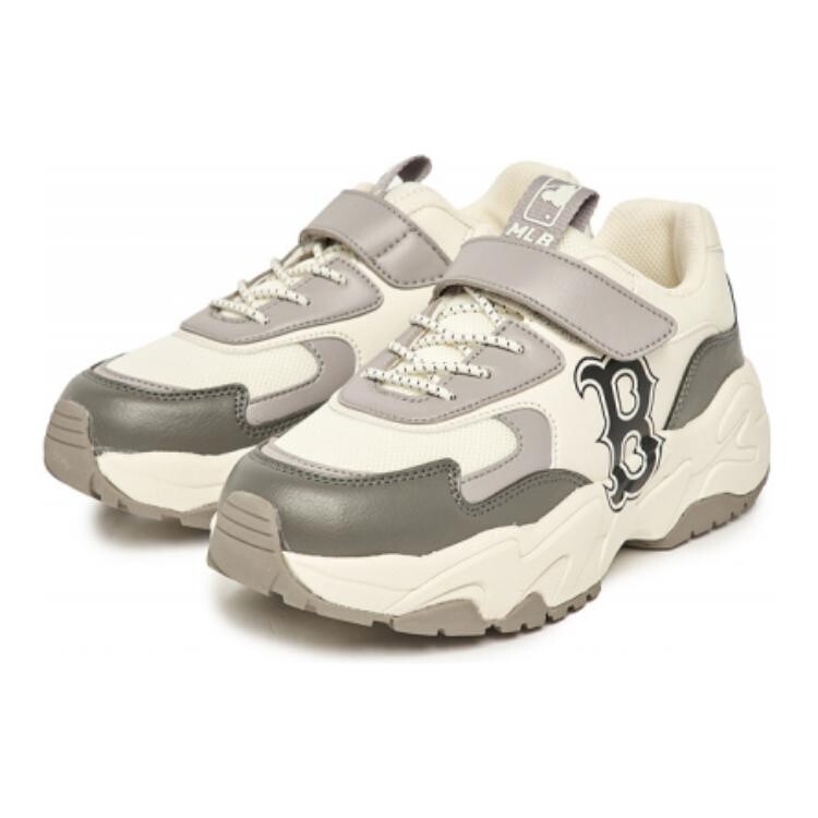 Кроссовки MLB Big Ball Chunky Kids Lifestyle Shoes Kids Low-top Gray, серый — фото 3