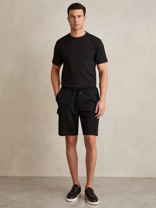 

Шорты-карго oliver на завязках Reiss, черный