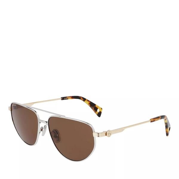 

Солнцезащитные очки lnv105s silver/gold/brown Lanvin, желтый