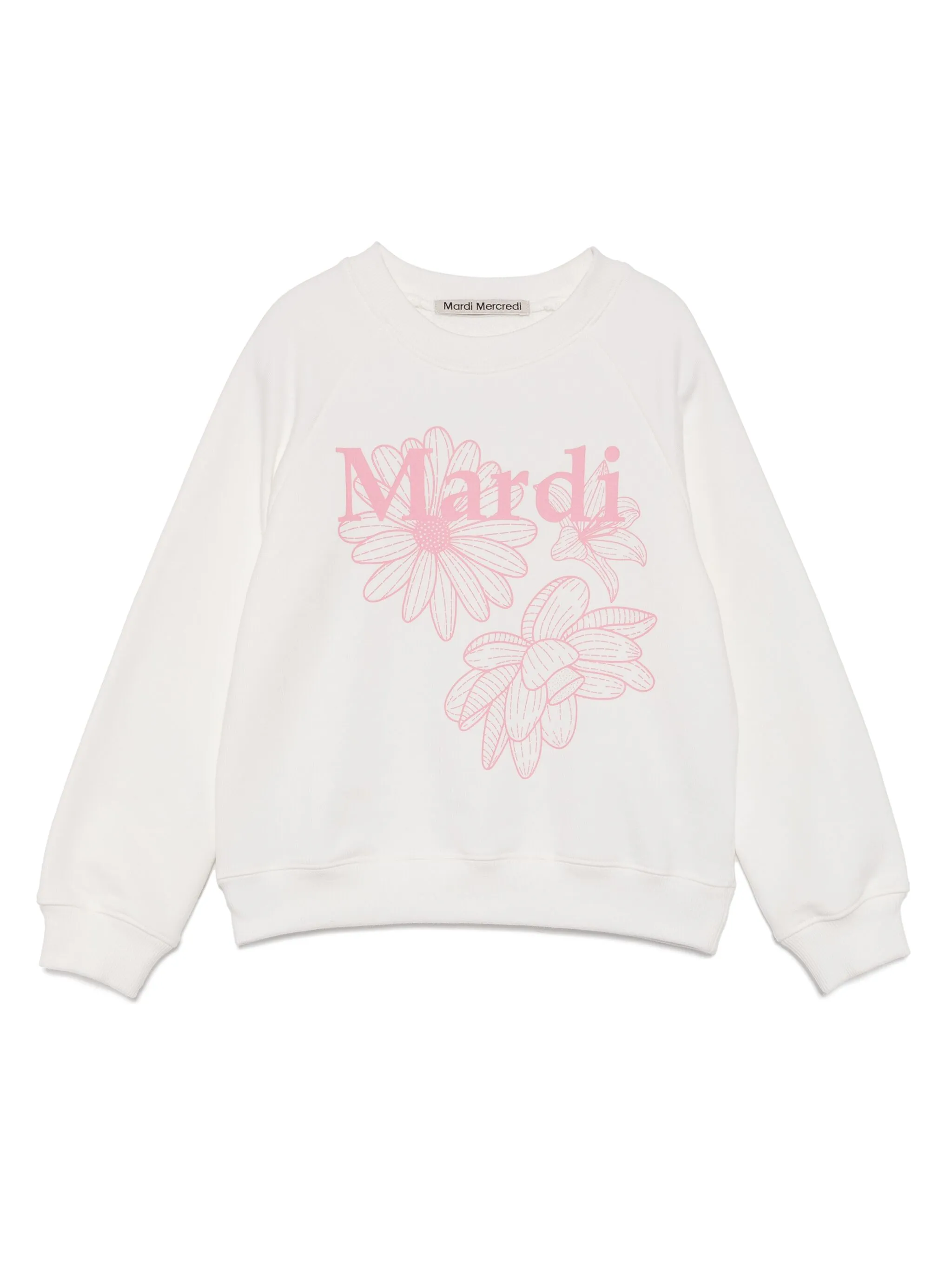 

Толстовка с логотипом Mardi Mercredi Les Petites, белый