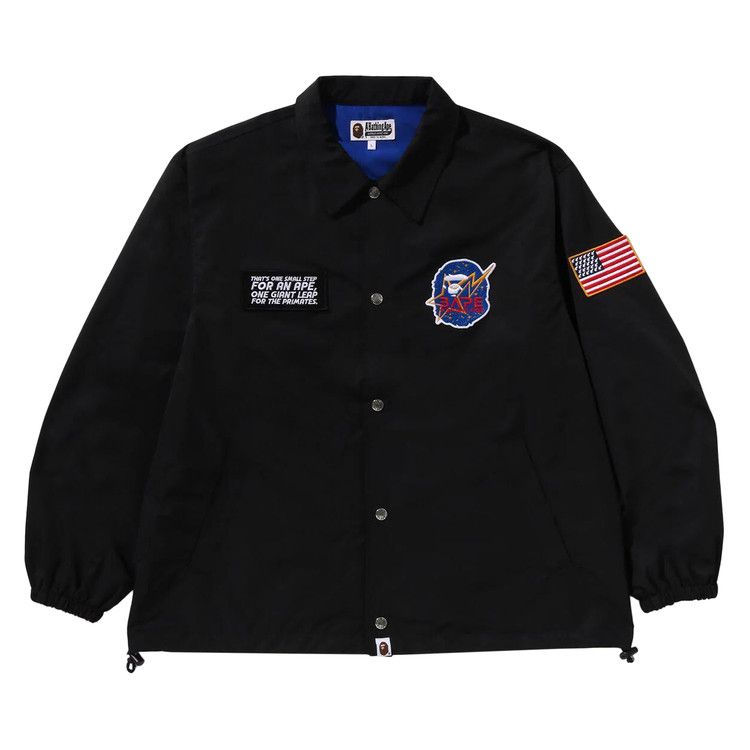 

Куртка BAPE Space Ape Relaxed Fit Coach Jacket, Black