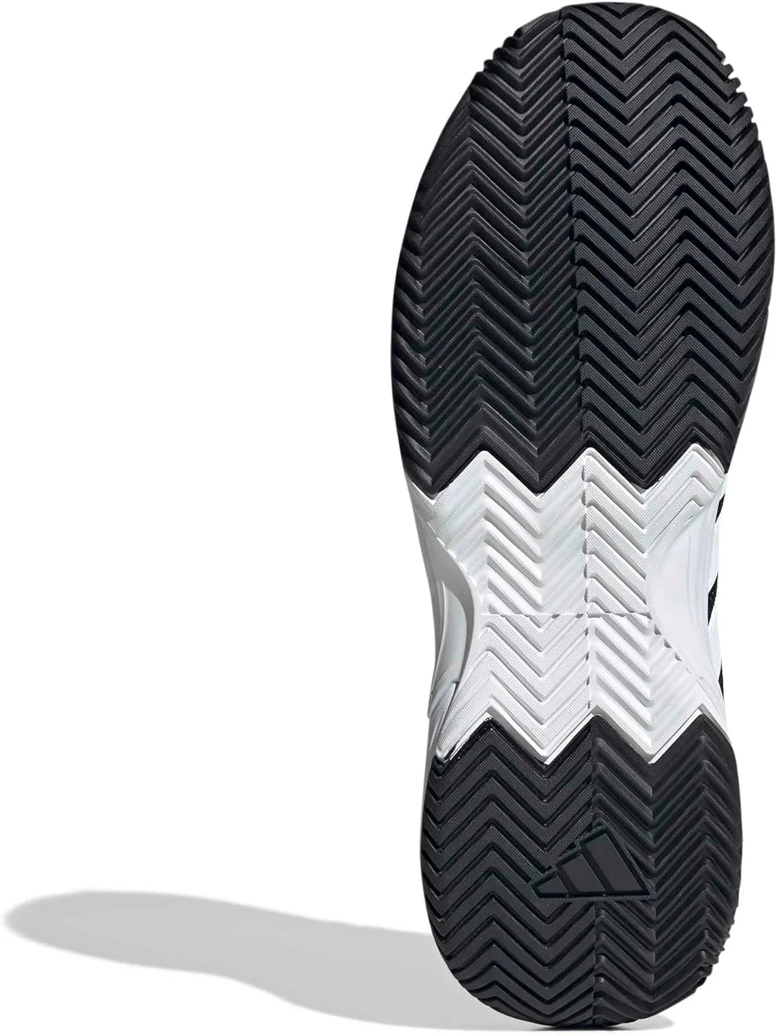 Кроссовки мужские Adidas Gamecourt 2 - черные, черный/белый/металлик — фото 4