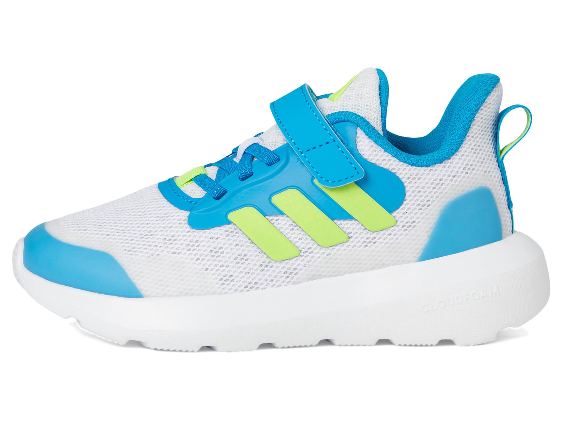 Кроссовки adidas Kids FortaRun 3.0 Elastic Lace Sportswear Shoes, цвет Dash Grey/Lucid Lemon/Solar Blue — фото 4