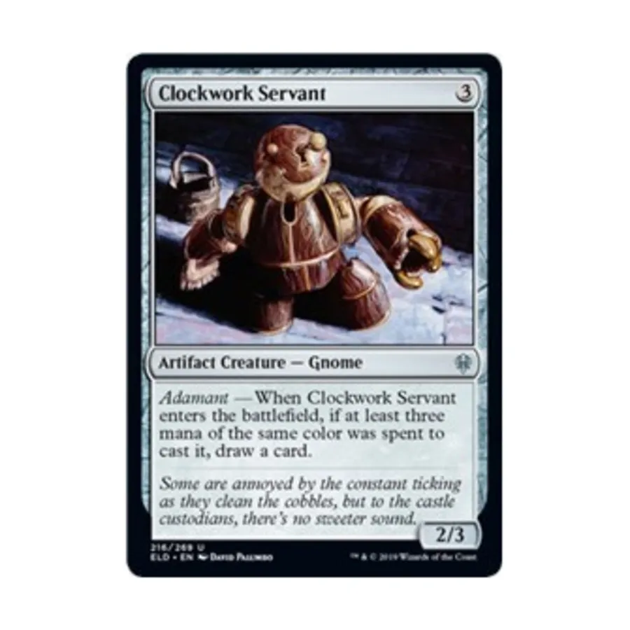 

CCG Заводной слуга (U), MTG - Throne of Eldraine