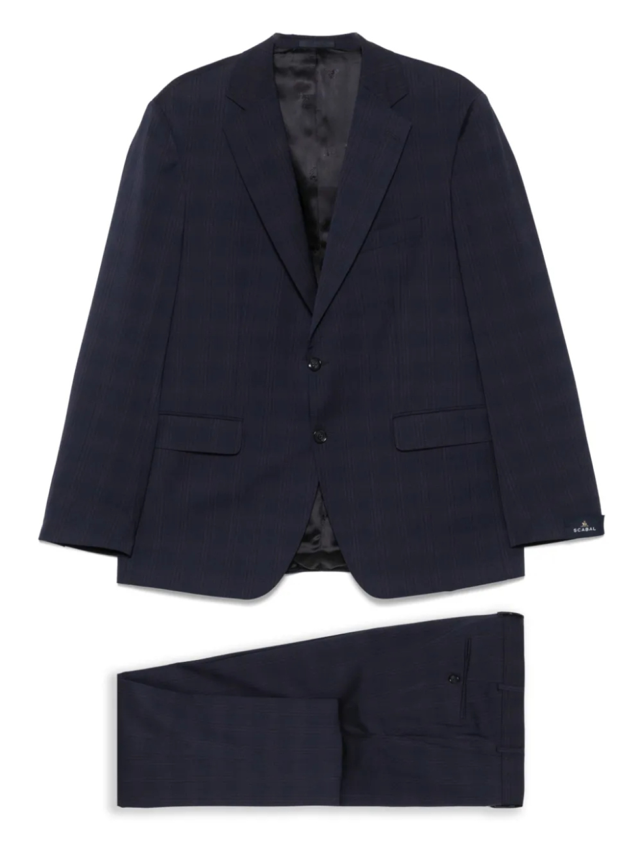 

Scabal костюм в клетку, синий