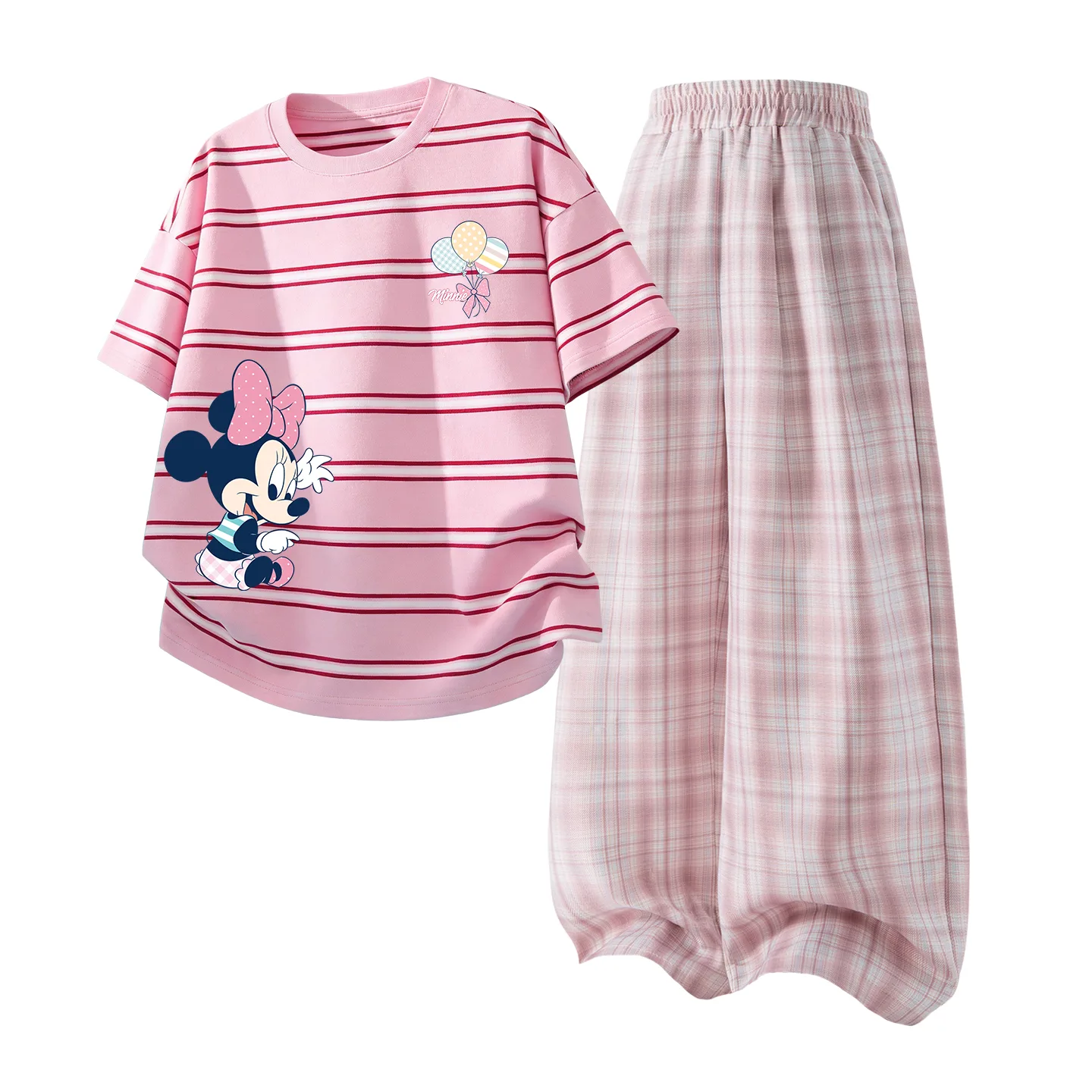 Детский спортивный комплект Casual Disney, Dile Playful K Pink+Solid Color Quartz Pink
