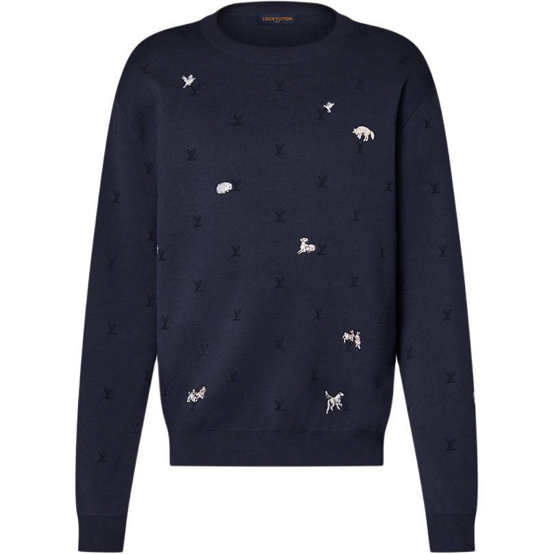 

Свитер SS26 мужской LOUIS VUITTON, синий