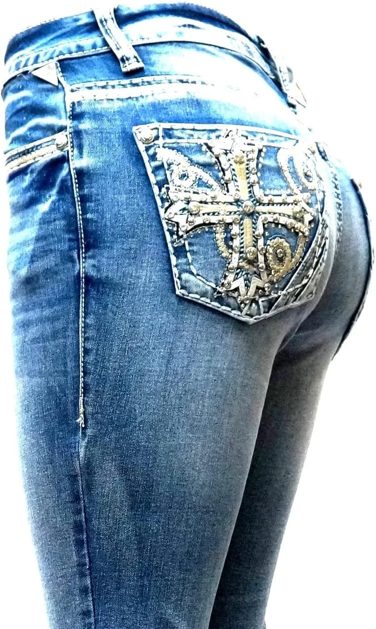 

Джинсы Jack David Bootcut с пайетками