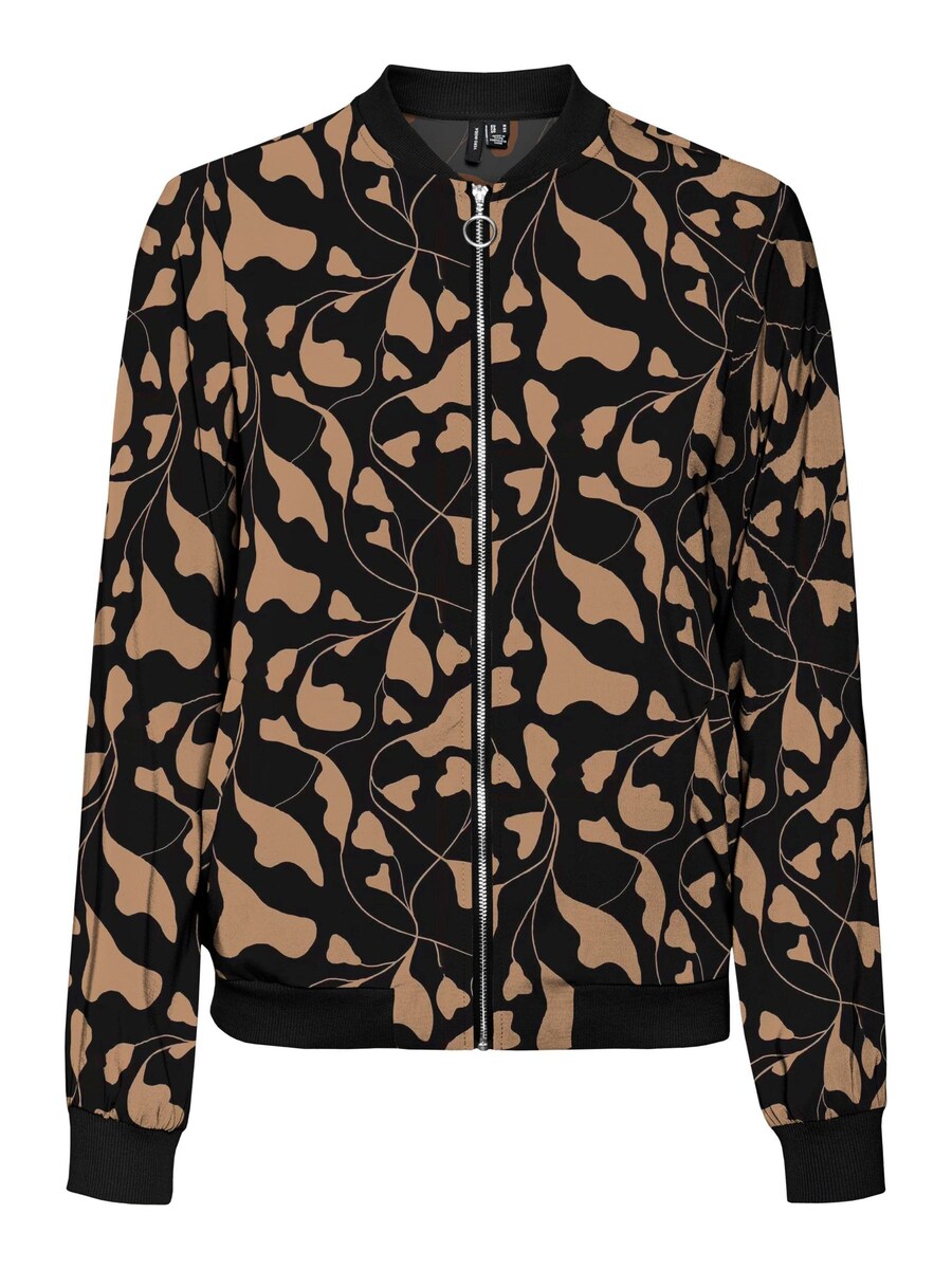 

Межсезонная куртка Vero Moda Curve, цвет Dark beige/Black