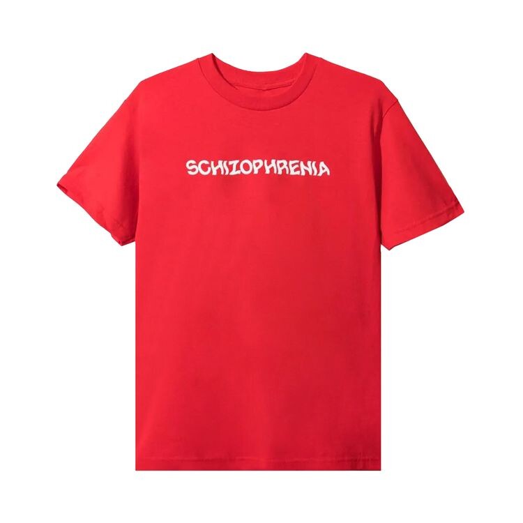 

Футболка Anti Social Social Club Schizo Tee Red, красный